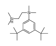 (3,5-ditert-butylphenyl)-(2-dimethylsilylethyl)-dimethylsilane Structure