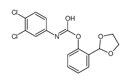[2-(1,3-dioxolan-2-yl)phenyl] N-(3,4-dichlorophenyl)carbamate结构式