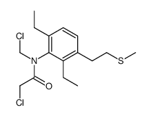 N-Chloromethyl-2,6-diethyl-3-(β-methylthioethyl)-α-chloroacetanilide Structure