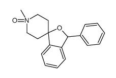 1'-methyl-1'-oxido-1-phenylspiro[1H-2-benzofuran-3,4'-piperidin-1-ium] Structure