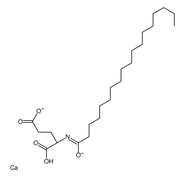 calcium N-(1-oxooctadecyl)-L-glutamate (1:1) Structure