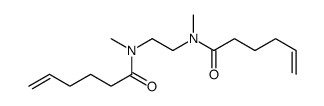 N-[2-[hex-5-enoyl(methyl)amino]ethyl]-N-methylhex-5-enamide结构式