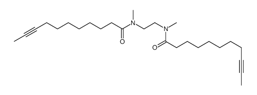 N-methyl-N-[2-[methyl(undec-9-ynoyl)amino]ethyl]undec-9-ynamide Structure