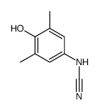 (4-hydroxy-3,5-dimethylphenyl)cyanamide结构式