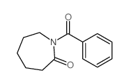 2H-Azepin-2-one,1-benzoylhexahydro- Structure