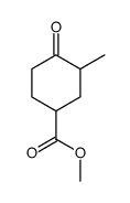 methyl 3-methyl-4-oxocyclohexane-1-carboxylate结构式