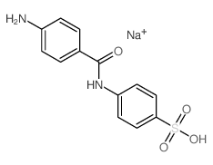 4-[(4-aminobenzoyl)amino]benzenesulfonic acid Structure