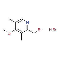2-(Bromomethyl)-4-methoxy-3,5-dimethylpyridine hydrobromide Structure