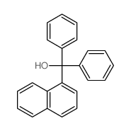 naphthalen-1-yl-diphenyl-methanol结构式