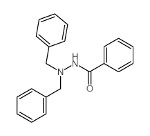 Benzoic acid,2,2-bis(phenylmethyl)hydrazide Structure