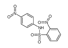 2-nitro-N-(4-nitrophenyl)benzenesulfonamide结构式