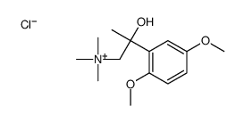 [2-(2,5-dimethoxyphenyl)-2-hydroxypropyl]-trimethylazanium,chloride结构式