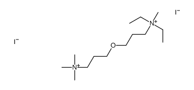 diethyl-methyl-[3-[3-(trimethylazaniumyl)propoxy]propyl]azanium,diiodide Structure