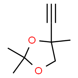 1,3-Dioxolane, 4-ethynyl-2,2,4-trimethyl- (9CI) Structure