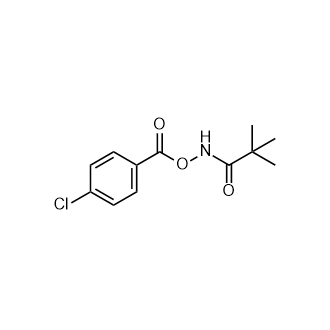N-((4-氯苯甲酰基)氧基)新戊酰胺结构式