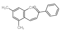 2-Propen-1-one,1-phenyl-3-(2,4,6-trimethylphenyl)-结构式