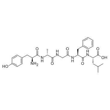 (D-Ala2)-Leu-Enkephalin structure