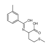 2-[(3-甲基苯甲酰基)氨基]-4-(甲基硫代)丁酸结构式