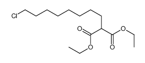 diethyl 2-(8-chlorooctyl)propanedioate Structure