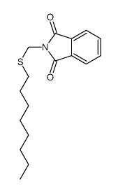 2-(octylsulfanylmethyl)isoindole-1,3-dione Structure