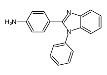 4-(1-phenylbenzimidazol-2-yl)aniline Structure