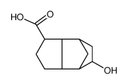 Octahydro-5-hydroxy-4,7-methano-1H-indenecarboxylic acid Structure