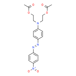 2,2'-[[4-[(4-nitrophenyl)azo]phenyl]imino]bisethyl diacetate结构式