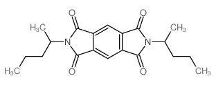 2,6-di(pentan-2-yl)pyrrolo[3,4-f]isoindole-1,3,5,7-tetrone Structure