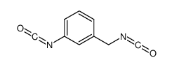 1-isocyanato-3-(isocyanatomethyl)benzene Structure