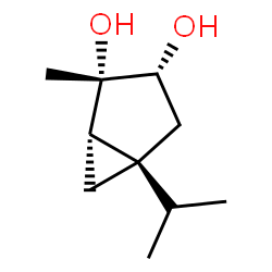 Bicyclo[3.1.0]hexane-2,3-diol, 2-methyl-5-(1-methylethyl)-, (1S,2S,3R,5S)- (9CI)结构式