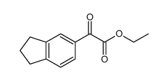 ethyl indan-5-yl-oxo-acetate Structure