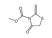 methyl 4-oxo-2-thioxothiazolidine-3-carboxylate结构式