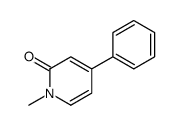 2(1H)-Pyridinone, 1-methyl-4-phenyl- Structure