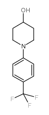 1-(4-三氟甲基苯基)-哌啶-4-醇结构式