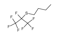 1-(1,2,2,2-tetrafluoro-1-trifluoromethyl-ethylsulfanyl)-butane Structure