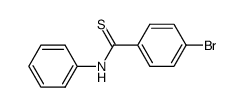 4-bromo-thiobenzoic acid anilide Structure