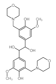 1,2-Bis(4-hydroxy-3-methoxy-5-(4-morpholinylmethyl)phenyl)-1,2-ethanediol picture