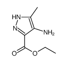 ethyl 4-amino-5-methyl-1H-pyrazole-3-carboxylate结构式