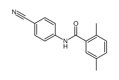 Benzamide, N-(4-cyanophenyl)-2,5-dimethyl- (9CI) structure