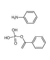 monoanilinium 1-phenylethenyl hydrogen phosphate结构式