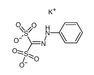 phenylhydrazono-methanedisulfonic acid, dipotassium salt Structure