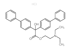 2-diethylaminoethyl 2-hydroxy-2,2-bis(4-phenylphenyl)acetate picture
