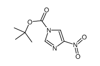 tert-butyl 4-nitroimidazole-1-carboxylate结构式