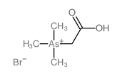 Arsonium,(carboxymethyl)trimethyl-, bromide (1:1) structure