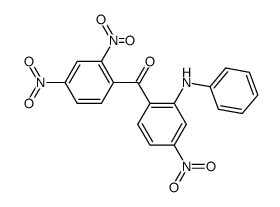 2-anilino-2',4,4'-trinitrobenzophenone结构式