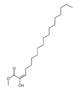 methyl 2-hydroxyoctadec-2-enoate结构式