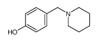 4-(piperidin-1-ylmethyl)phenol Structure