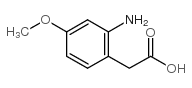 2-AMINO-4-METHOXYPHENYLACETIC ACID structure