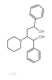 1,4-diphenyl-2-(1-piperidyl)butane-1,4-diol结构式