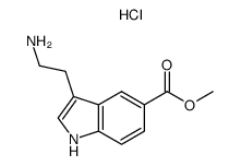 5-Carbomethoxytryptamine hydrochloride structure